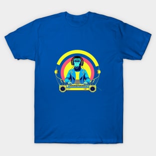 DJ Monkey Thinker T-Shirt